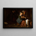 Escena de género - Ludolf de Jongh — cuadro enmarcado en la pared