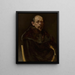 Portrait of an Old Man - Ludomir Benedyktowicz — framed artwork on a wall