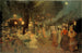 The Garden of the Bullier Ball at Night - Ludovic Vallée — artwork view