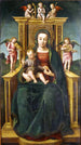La Virgen y el Niño en majestad - Ludovico Brea — vista de la obra
