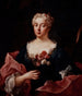 Retrato de Faustine Bordoni - Ludovico Mazzanti — vista de la obra