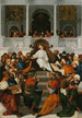 Jesús de doce años enseñando en el Templo - Ludovico Mazzolino — vista de la obra