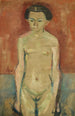 Nude Sick Painting - Ludvig Karsten — artwork view