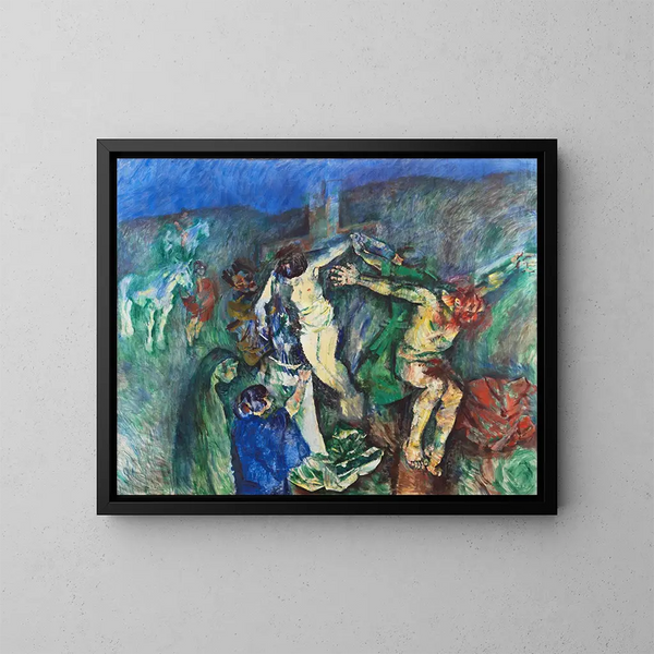 Calvaire - Ludvig Karsten — cuadro enmarcado en la pared
