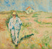 Hombre en blanco en un paisaje de Skagen - Ludvig Karsten — vista de la obra