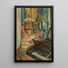 Interior Painting - Ludvig Karsten — framed artwork on a wall