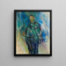 L'homme en redingote présumé être l'artiste Henrik Lund - Ludvig Karsten — framed artwork on a wall