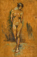 Female Nude Standing - Ludvig Karsten — artwork view