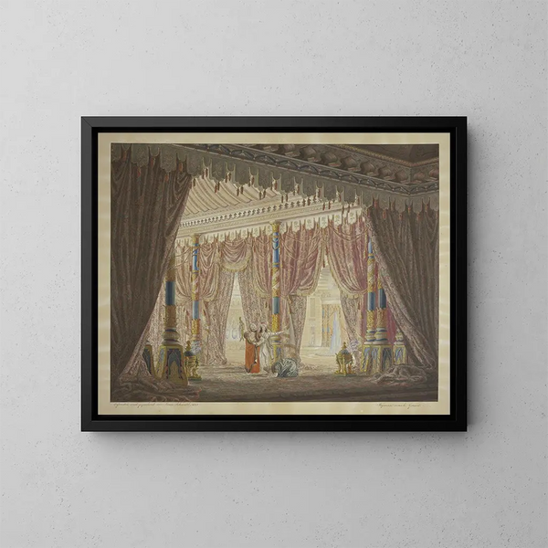 Sala oriental - Ludwig Daniel Philipp Schmidt — cuadro enmarcado en la pared