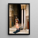 a Nubian guard - Ludwig Deutsch — framed artwork on a wall