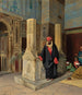 Oración en la Mezquita Azul del Cairo - Ludwig Deutsch — vista de la obra