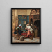 The Chess Players - Ludwig Deutsch — framed artwork on a wall