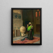 La prière du matin - Ludwig Deutsch — framed artwork on a wall