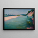 L'Inn in Suben to the North - Ludwig Ferdinand Graf — framed artwork on a wall