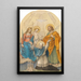 Clemens Maria Hofbauer y los santos - Ludwig Ferdinand Schnorr von Carolsfeld — cuadro enmarcado en la pared