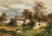 Una granja en ruinas en el valle de Laabach cerca de Kaumberg - Ludwig Halauska — vista de la obra