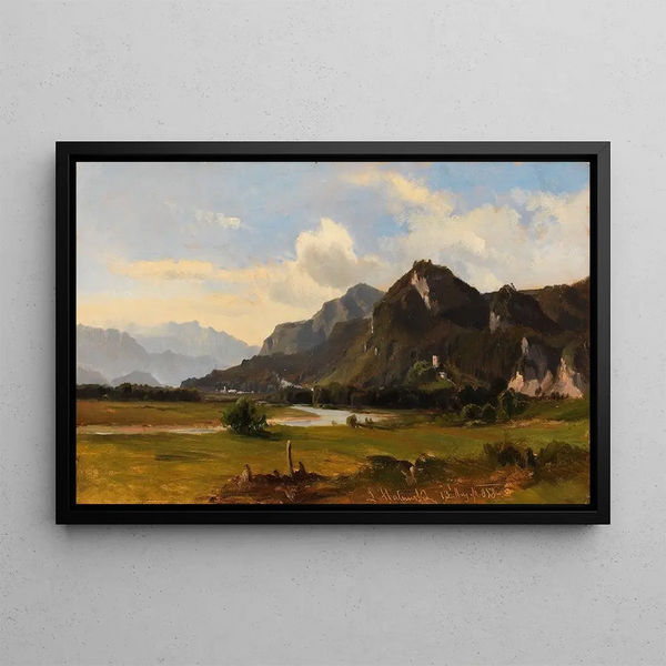 Ludwig Halauska - Landschaft bei Flintsbach am Inn.webp