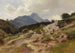 Vue de Mittenwald au massif du Karwendel - Ludwig Halauska — artwork view