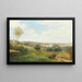 Vista de Zeiselmauer-Wolfpassing cerca de Tulln - Ludwig Halauska — cuadro enmarcado en la pared
