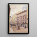 El mercado campesino en Viena - Ludwig Hans Fischer — cuadro enmarcado en la pared