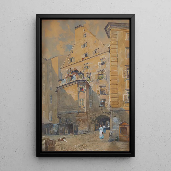 Ludwig Hans Fischer - Der Dreifaltigkeitshof in Wien.webp