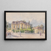 Villa au portail de Meidling vers le parc du château de Schönbrunn - Ludwig Hans Fischer — cuadro enmarcado en la pared
