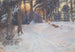 Madera de invierno - Ludwig Julius Christian Dettmann — vista de la obra