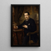 El banquero Itzinger - Ludwig Knaus — cuadro enmarcado en la pared