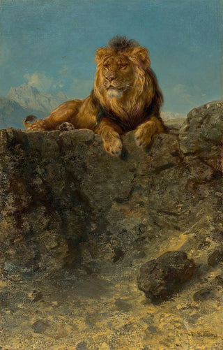 Ludwig Knaus - Throning Lion.webp