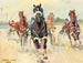 Carreras de trote en la Krieau - Ludwig Koch — vista de la obra