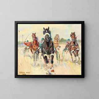 Ludwig Koch - Trotting Races in the Krieau.webp