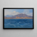 Vista sobre el Parnaso con las ruinas de Krissa - Ludwig Lange — cuadro enmarcado en la pared