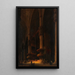 L interior of the Milan Cathedral - Ludwig Mecklenburg — framed artwork on a wall