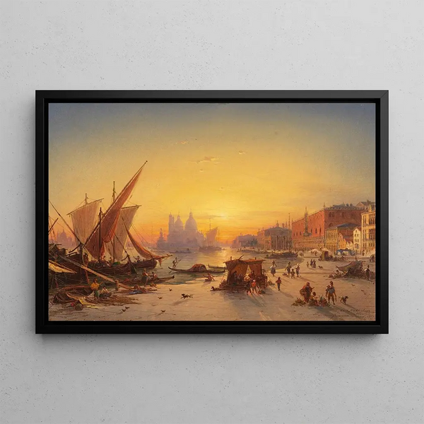 Ludwig Mecklenburg - Venedig im Abendlicht.webp