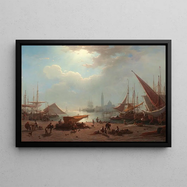 Ludwig Mecklenburg - Venice a View of San Giorgio Maggiore from the Piazzetta.webp