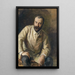 Retrato de Carl Moll - Ludwig Michalek — cuadro enmarcado en la pared