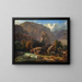 Château de Salurn en Sud-Tyrol - Ludwig Neelmeyer — framed artwork on a wall