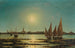 View of Venice in Moonlight - Ludwig Rubelli von Sturmfest — artwork view
