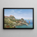 Château de Duino - Ludwig Rubelli von Sturmfest — framed artwork on a wall