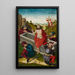 La Resurrección - Ludwig Schongauer — cuadro enmarcado en la pared