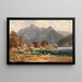 Verano en el Schliersee - Ludwig Sckell — cuadro enmarcado en la pared