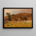A vast landscape - Ludwig Willroider — framed artwork on a wall