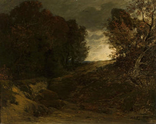 Ludwig Willroider - Forest landscape with a creek.webp