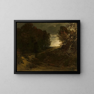 Ludwig Willroider - Forest landscape with a creek.webp