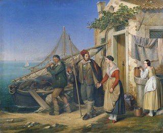 Ludwig von Beniczky - Eine venezianische Fischerfamilie.webp