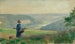 View in the Elbe Valley near Königstein - Ludwig von Hofmann — artwork view