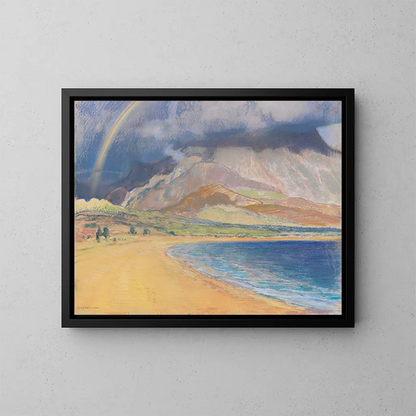 Baie de Messène - Ludwig von Hofmann — cuadro enmarcado en la pared