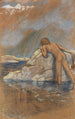 Boy nude with slingshot hunting marmots - Ludwig von Hofmann — artwork view