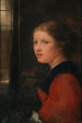 Young girl at the window - Ludwig von Löfftz — artwork view
