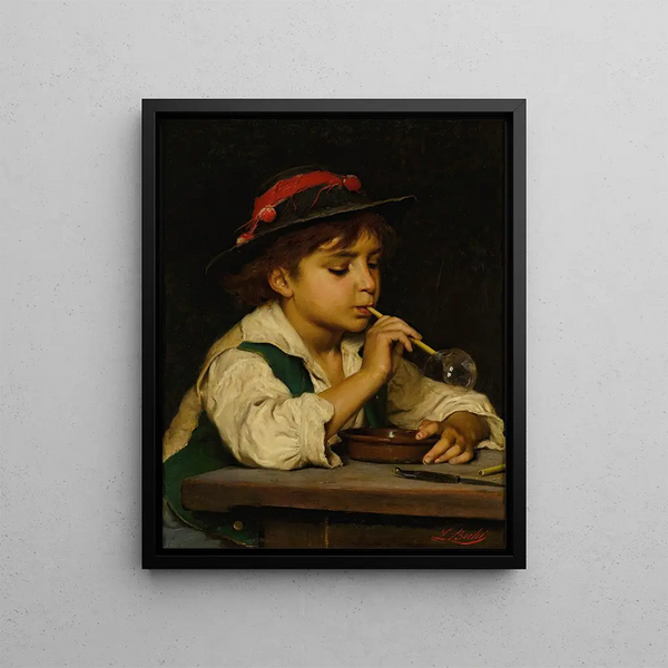 Luigi Bechi - Blowing Bubbles.webp